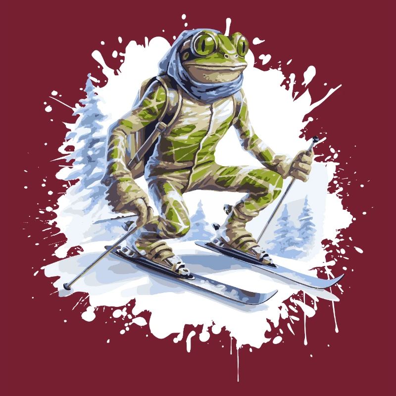 Frog Ski Skiing