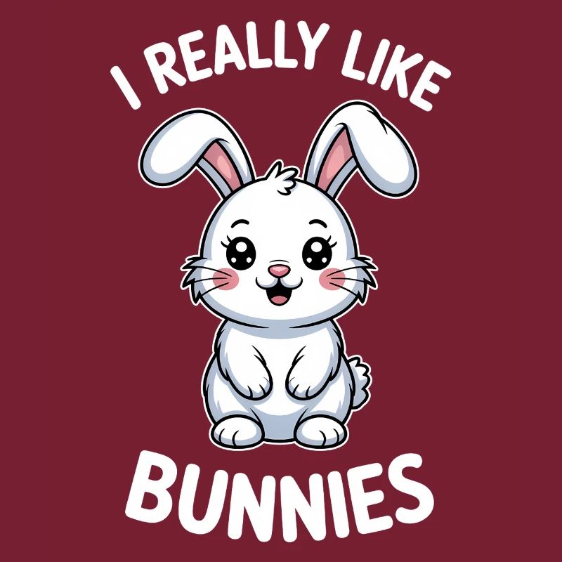 Bunny Saying Rabbit Funny Bunny Gift