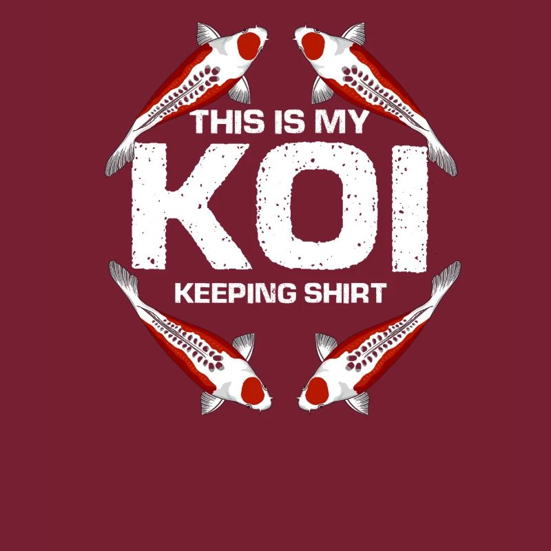 This Is My Koi Keeping Pond Fish Hobby Statement