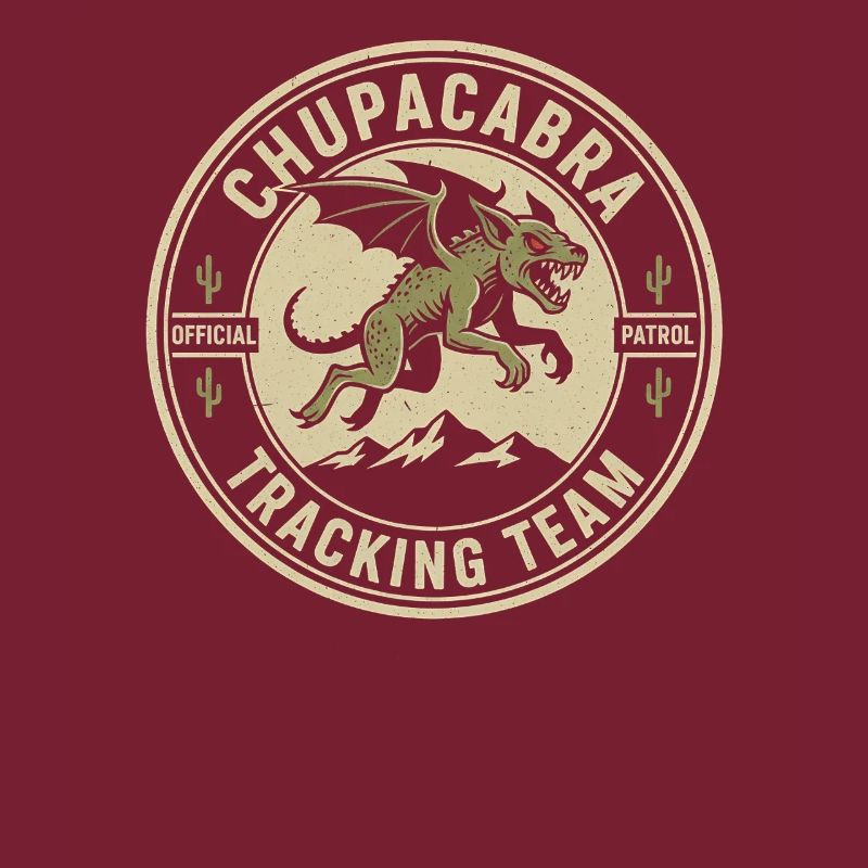 Chupacabra Pursuit Team Drôle Cryptide Chupac