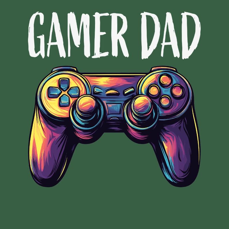 Gamer Dad Controller Neon