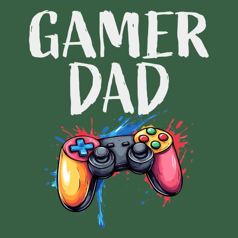 Gamer Dad Controller Splash