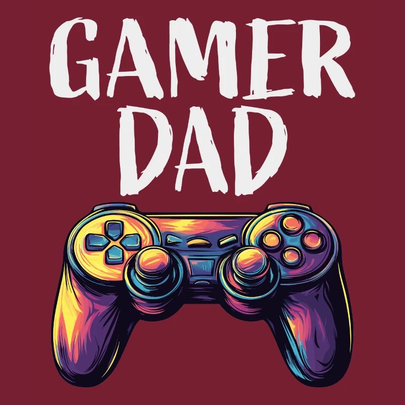 Gamer Dad Controller Motiv