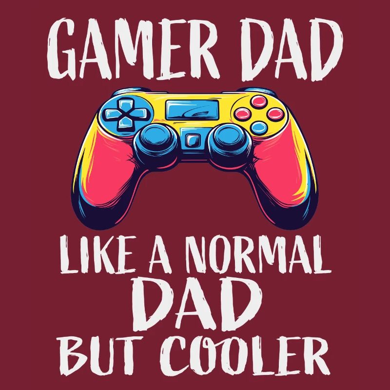 Papa gamer comme un père normal mais plus cool