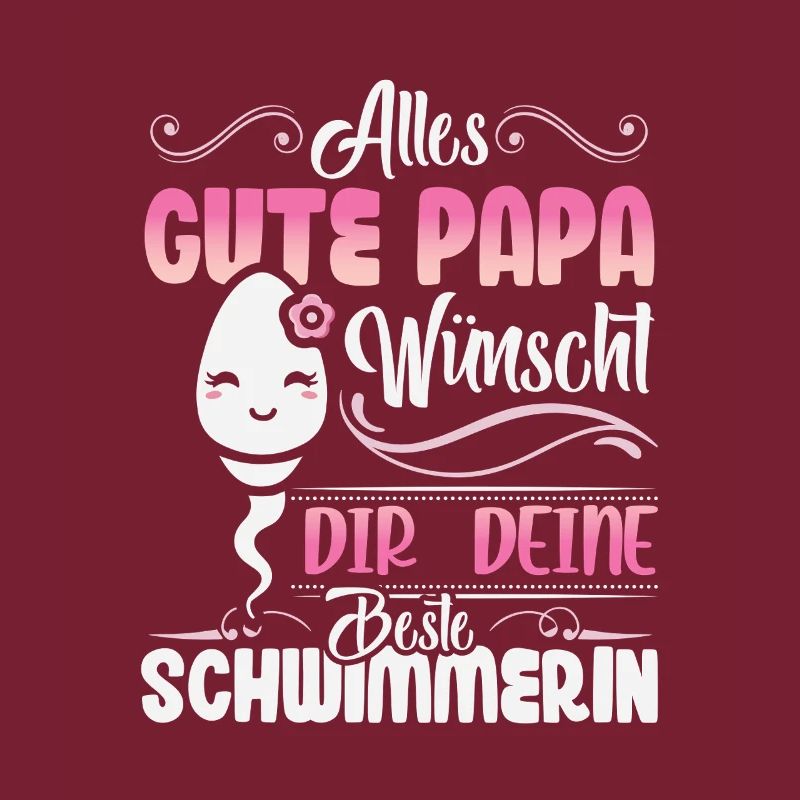 Alles Gute Papa wünscht dir dein bester Schwimmer