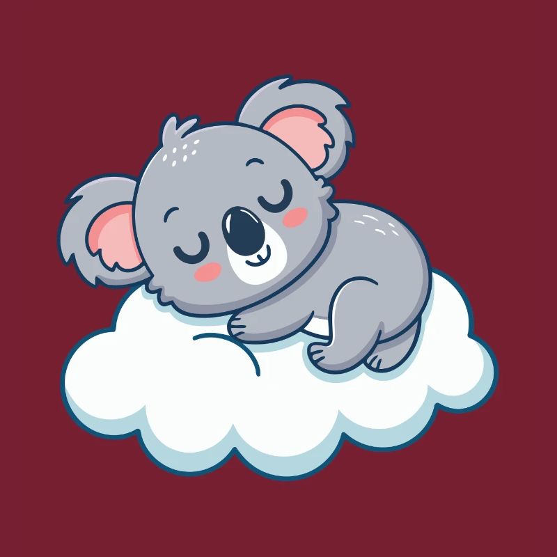 Dreamy Koala on Cloud