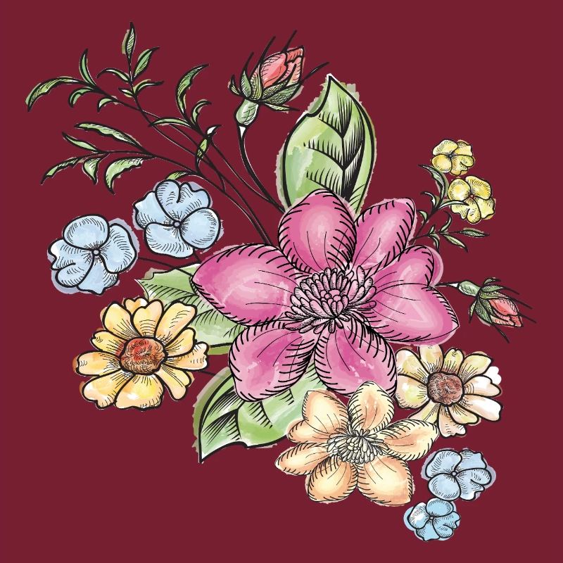 Floral floral pattern