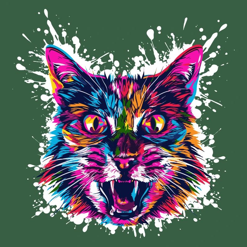 Cat Art Graffiti