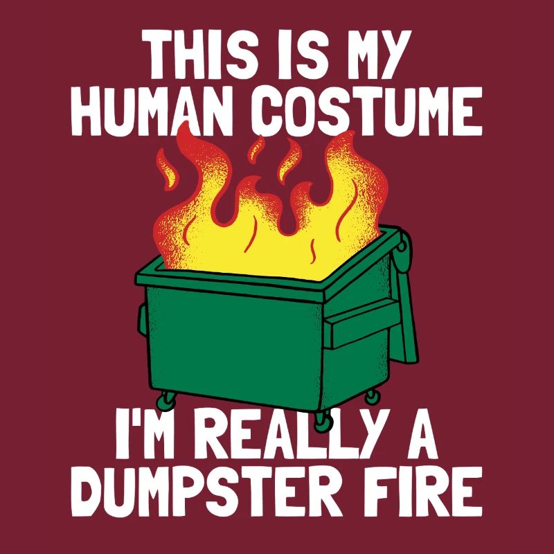 C’est drôle que ce soit mon costume humain pour le ton déchet
