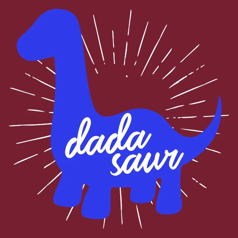 Conception du slogan drôle de dinosaure Daddysaurus Rex