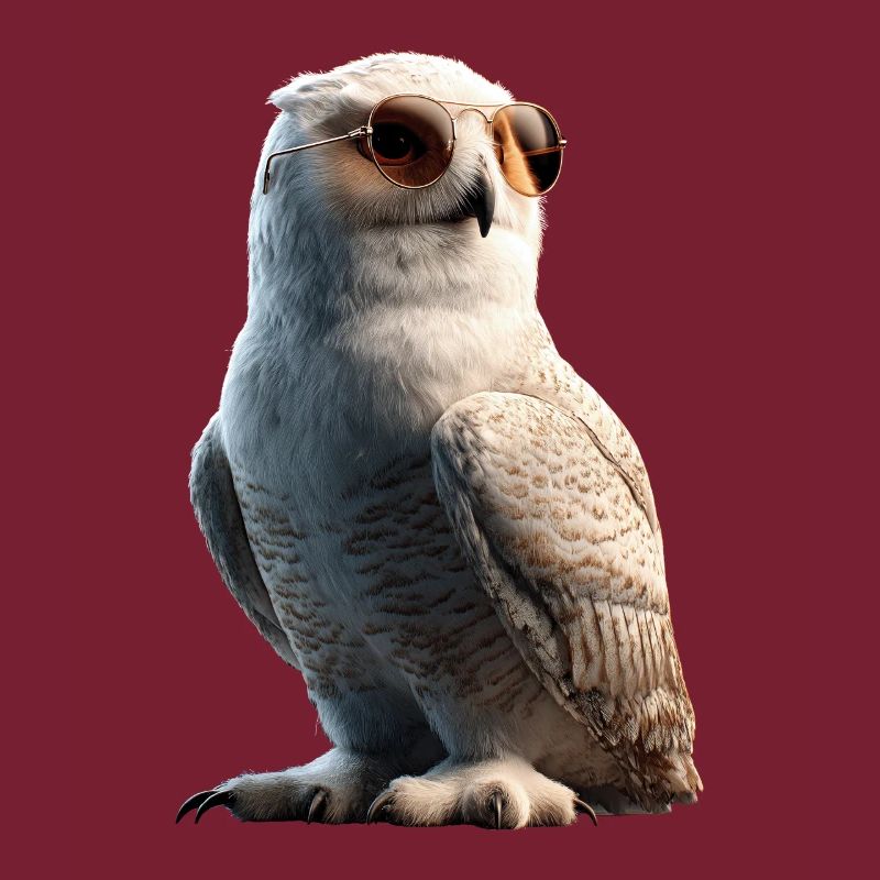 Schneeeule Weiße Eule Kauz Uhu Owl Schnee Eulen