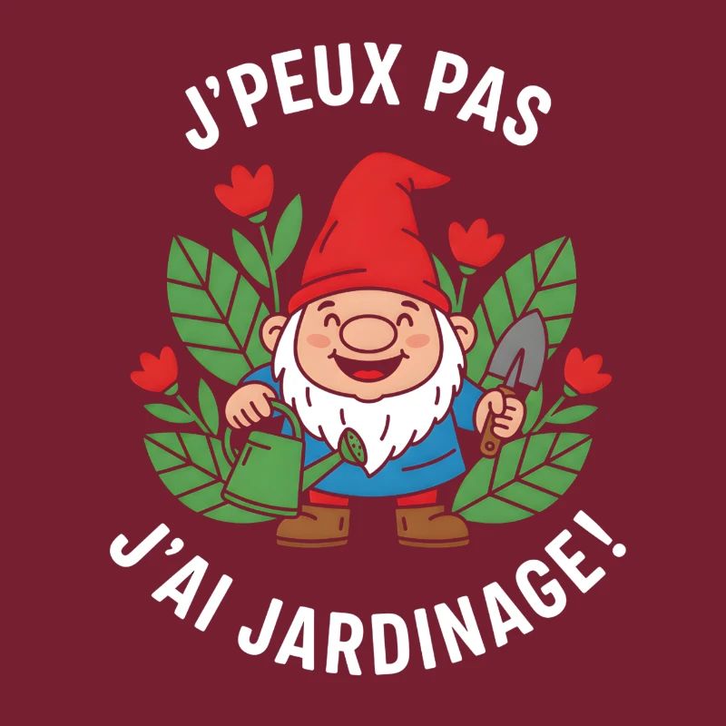 Jardinage espiègle du gnome