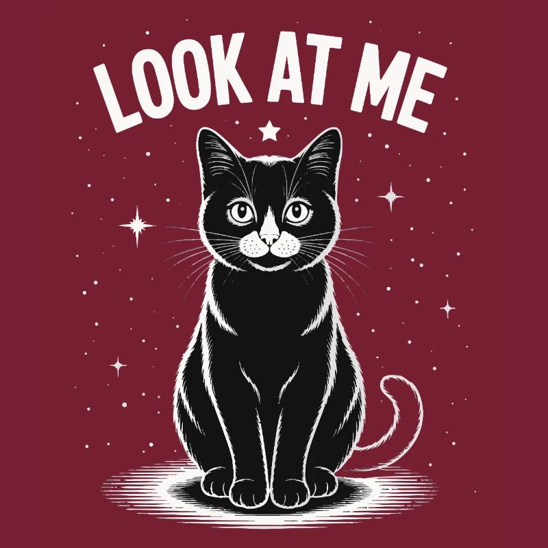 Regarde-moi - Ciel étoilé de chat
