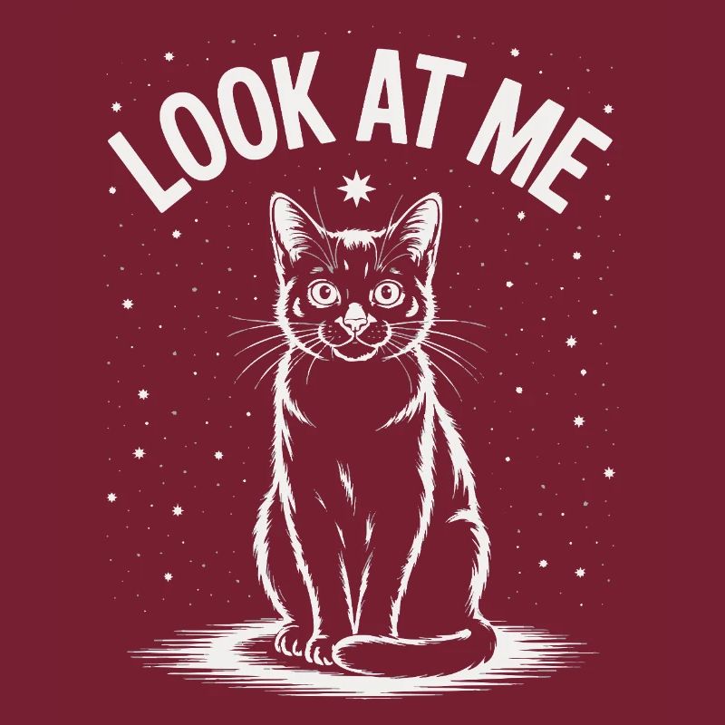 Regarde-moi - Ciel étoilé de chat