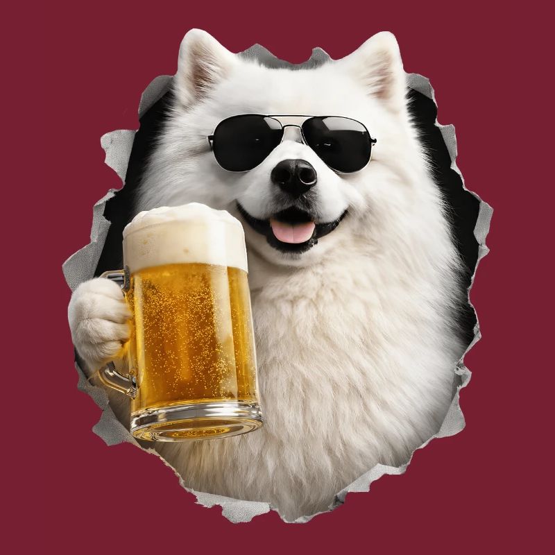 Japanischer Spitz Bier