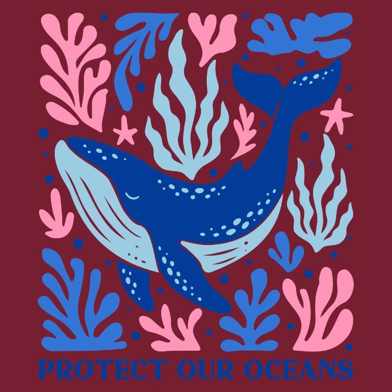Save Oceans Boho Protect Our Oceans Whale