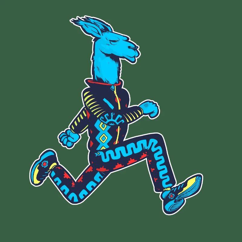 Blue Llama runner