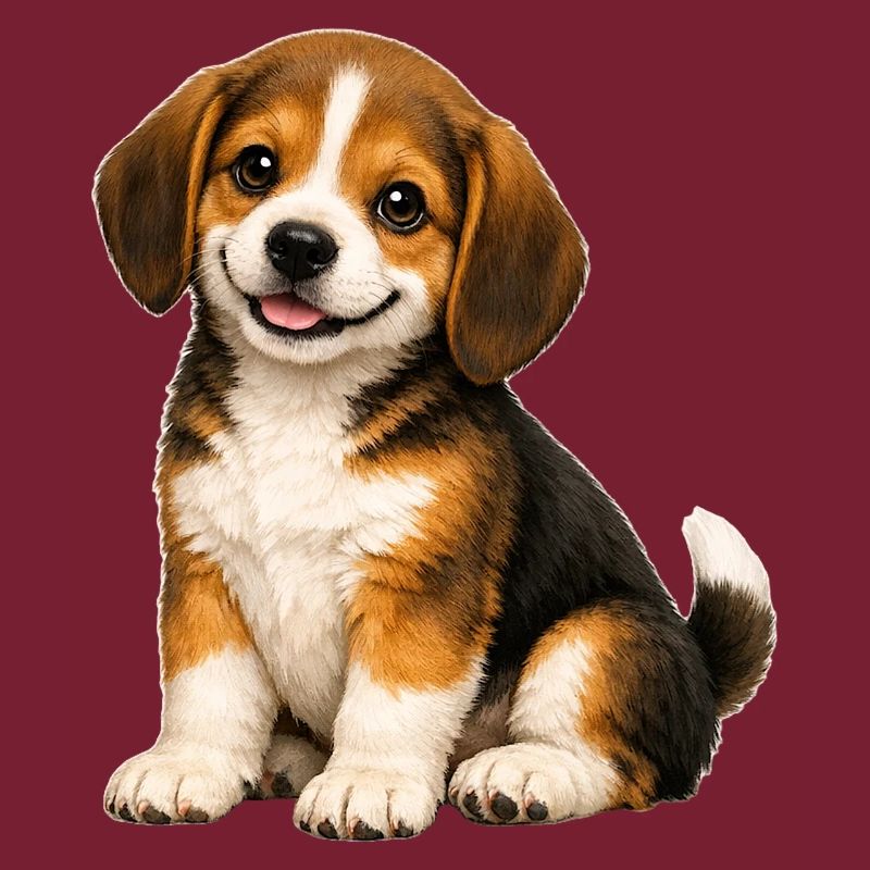 Smiling Beagle Puppy