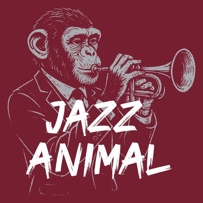 Jazz Animal Monkey Trompete