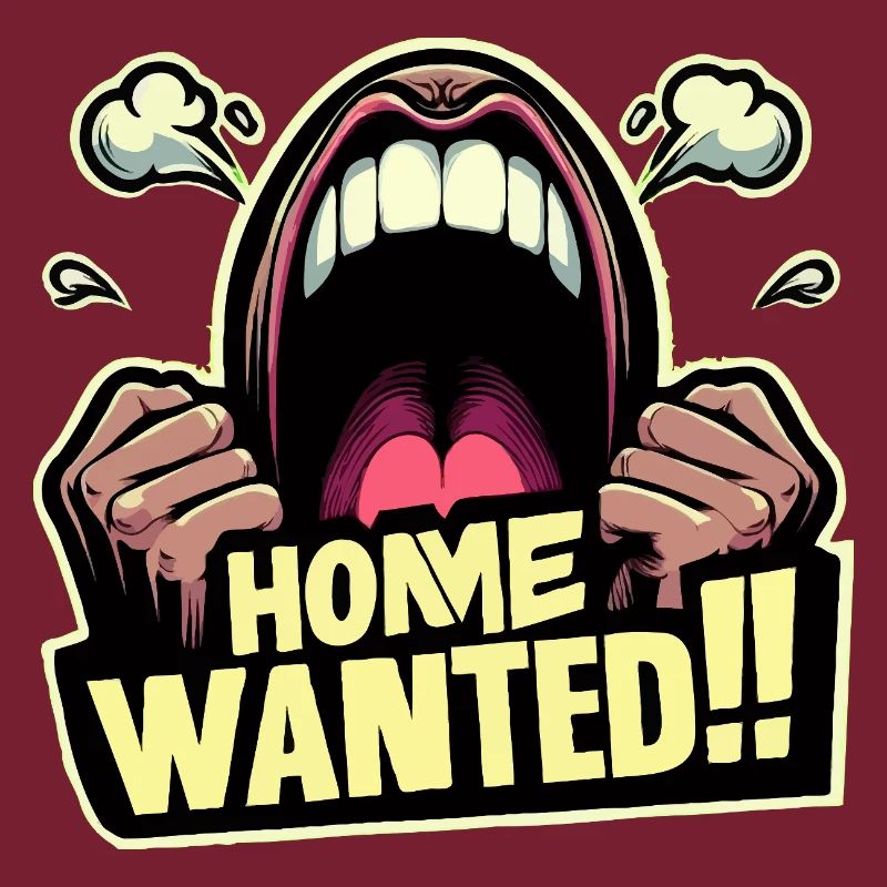 Explosion de bande dessinée Home Wanted