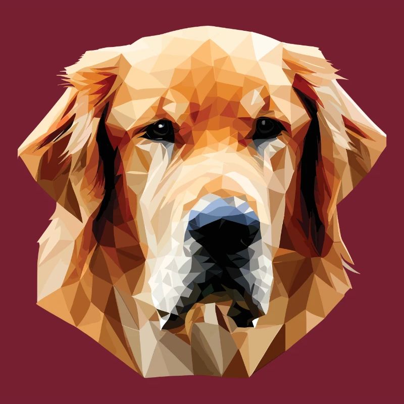 Labrabor Dog Polygon