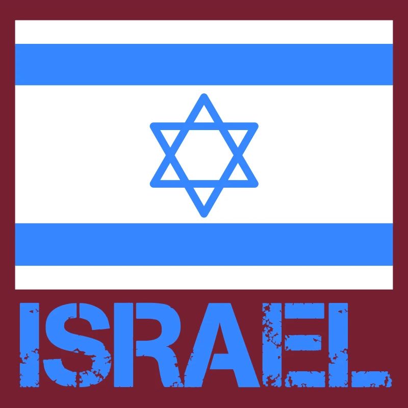 Flagge Israels mit Davidstern