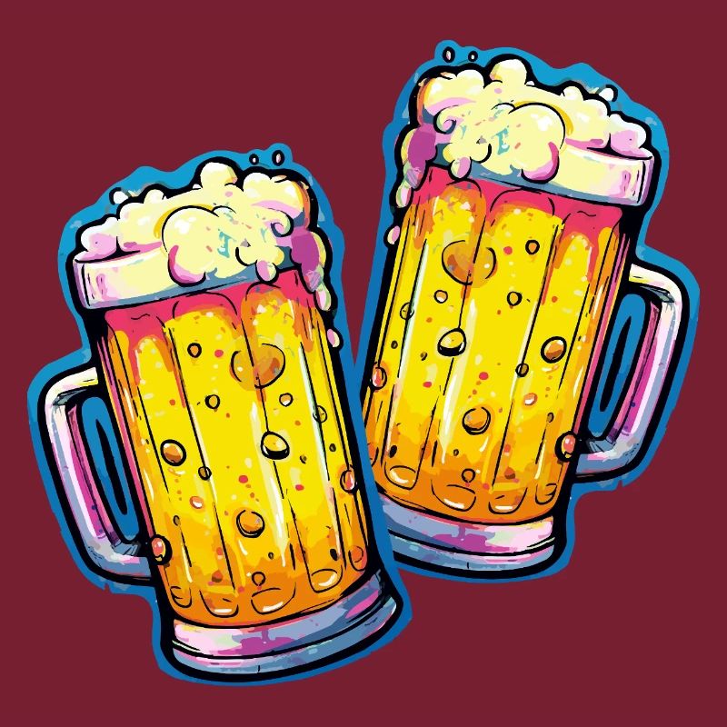 Bier Comic Bierglas