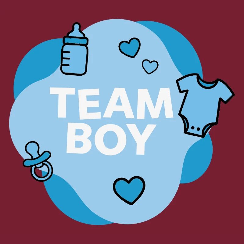 Conception de la douche de bébé de l’équipe Boy