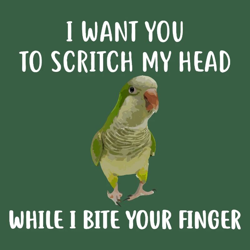 Parrot Head-Scratch Demands Tee
