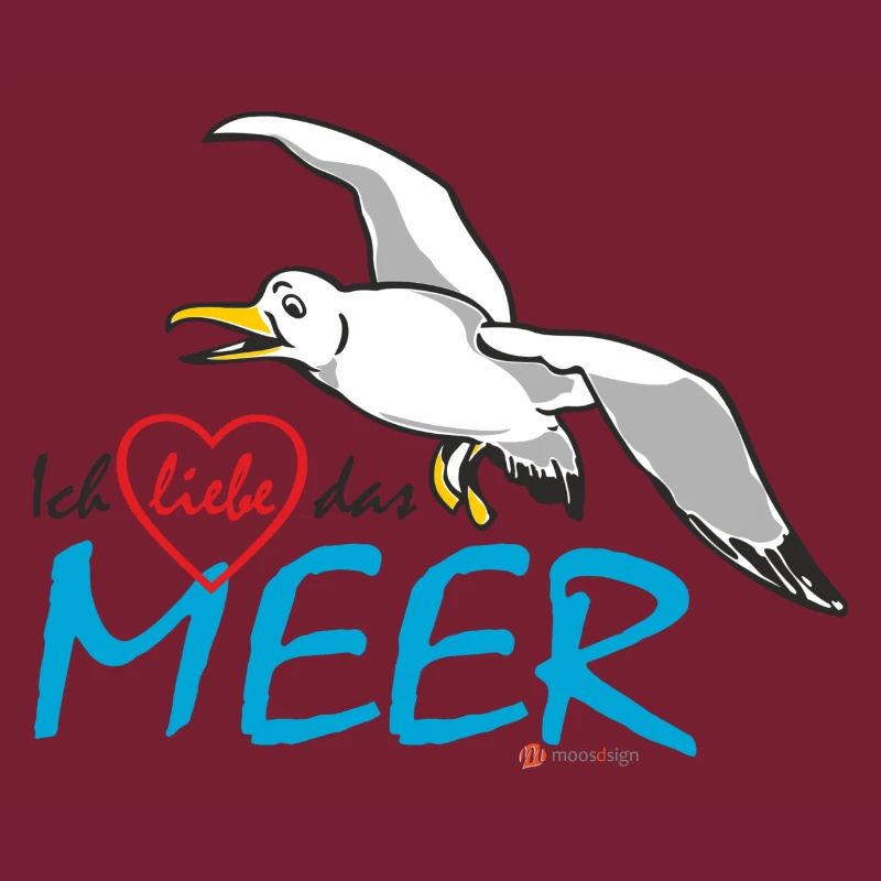 Möwe, Ich liebe das Meer