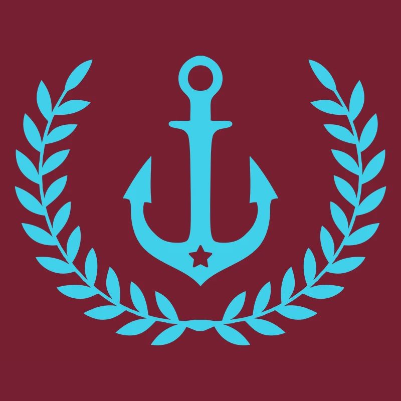 Ankerkranz Nautik Emblem