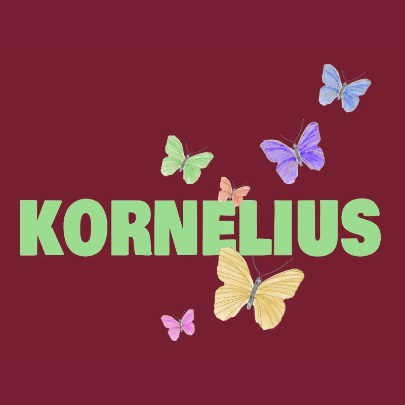 Cornelius avec des papillons