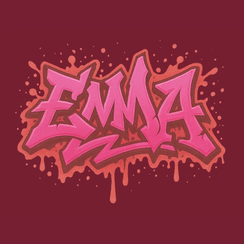 Graffiti EMMA Gift Ideal Print