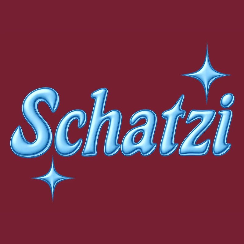 schatzi / Design Y2K / bleu