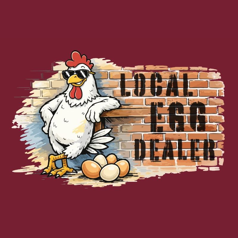 Poulet dans le style graffiti