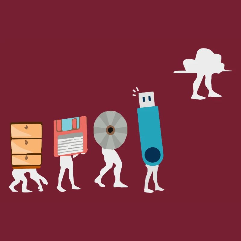 Cloud-Computing-Lustige Programmierer-Daten-KI-Software