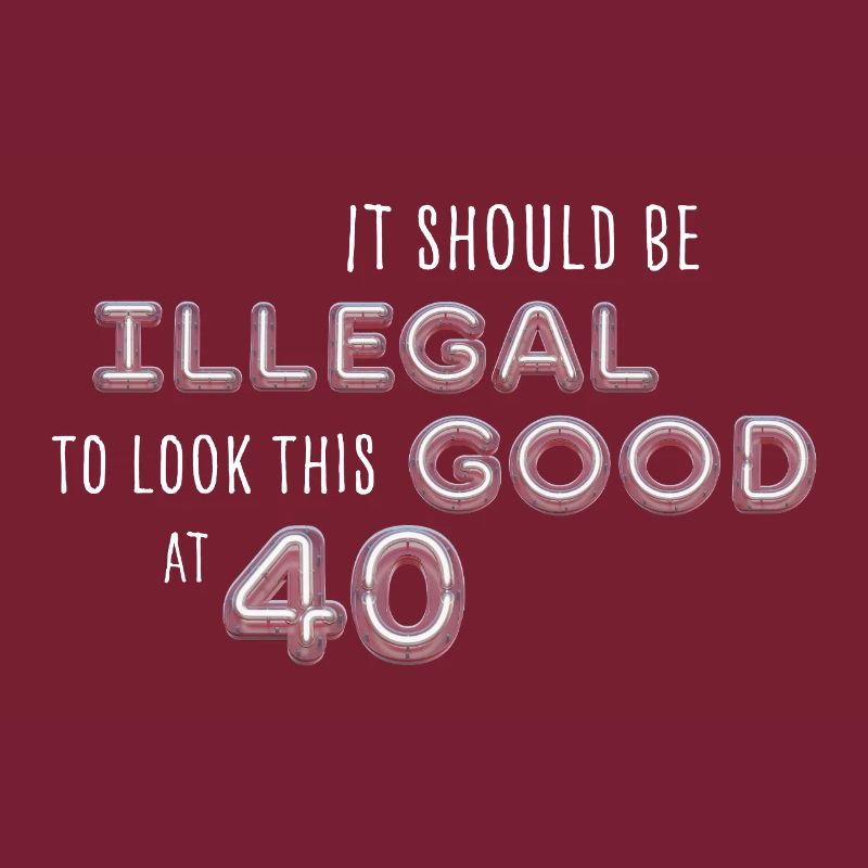 Illegal appearance with 40 neon