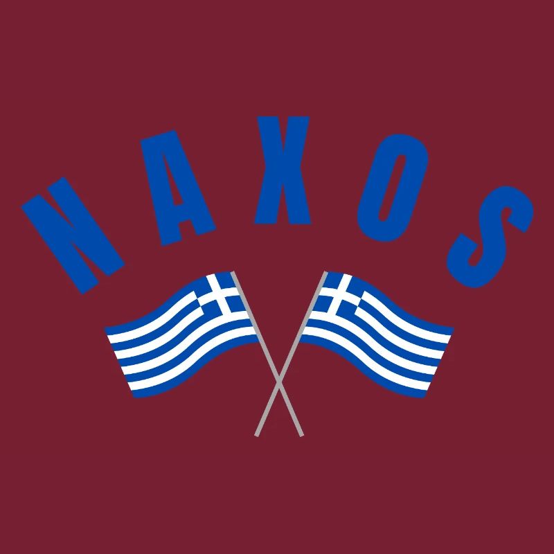 Drapeaux grecs de Naxos