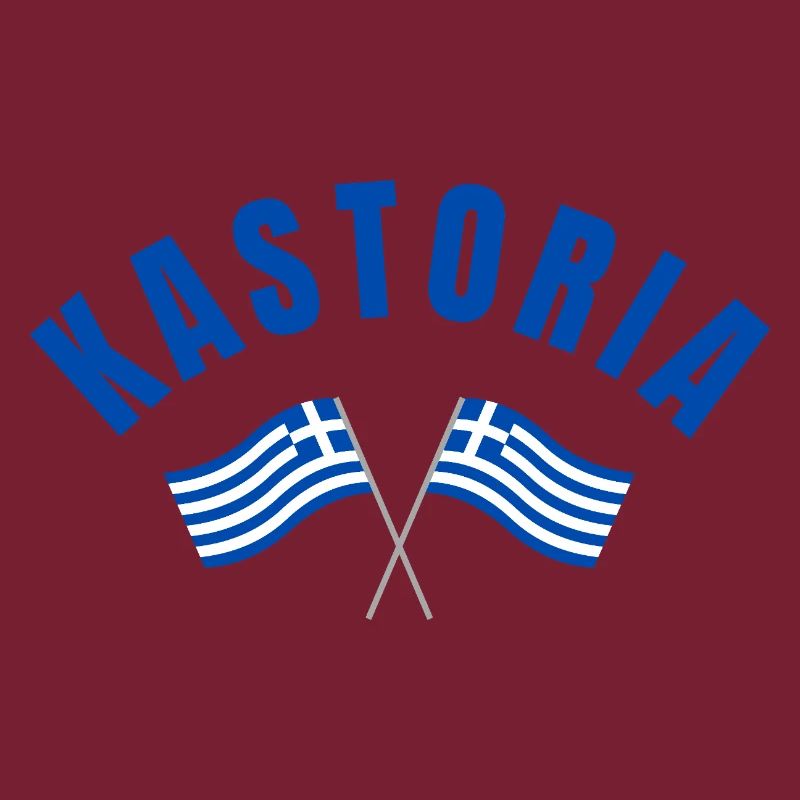 Drapeaux grecs de Kastoria