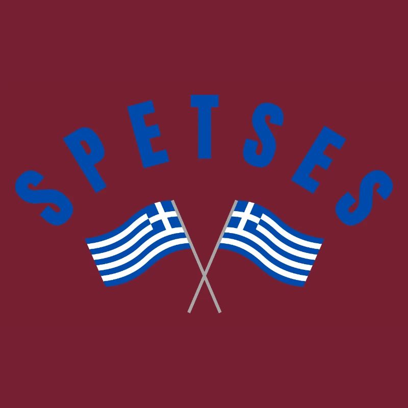 Drapeaux grecs de Spetses