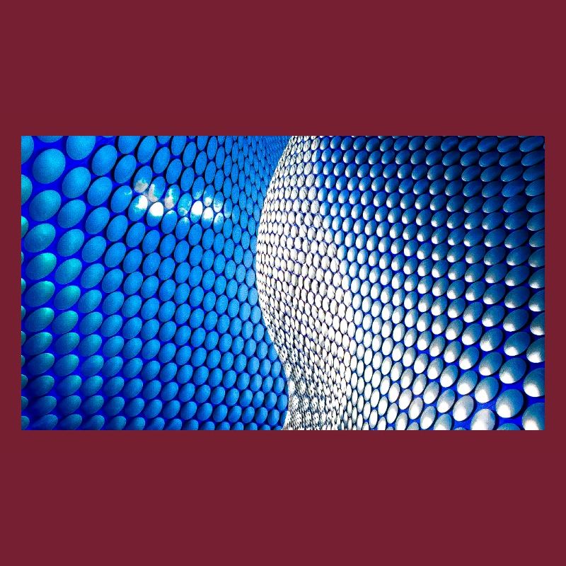 Cobalt Bubblewave Abstract