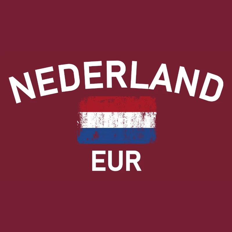 Graphique du drapeau EUR des Pays-Bas