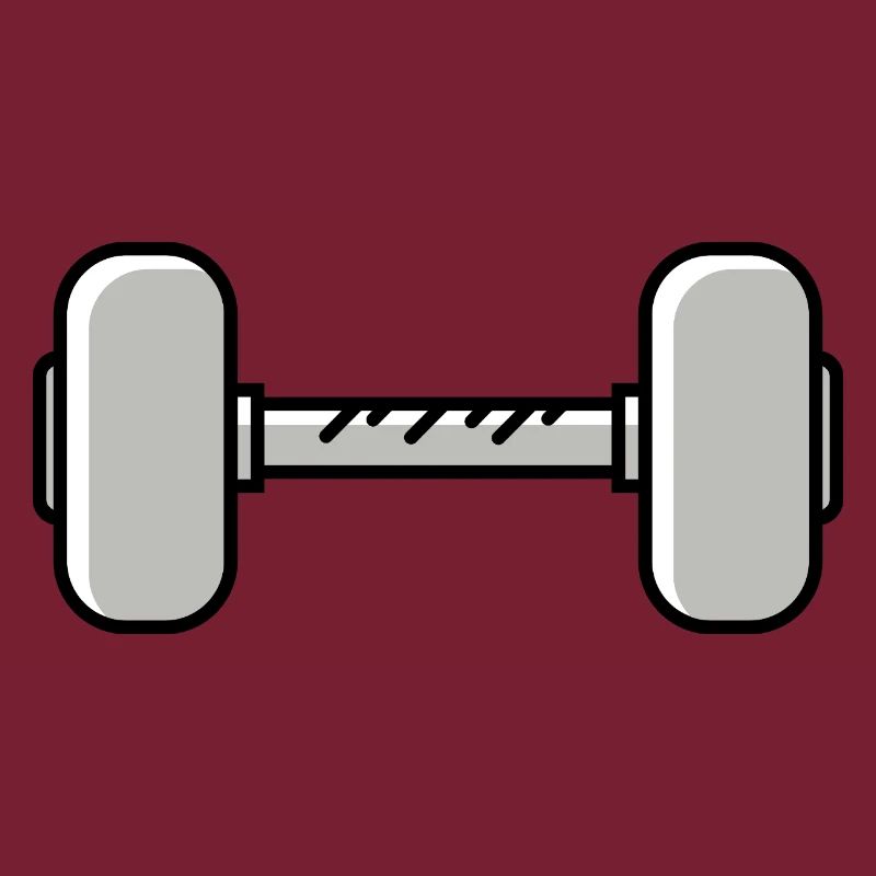Dumbbell weights icon