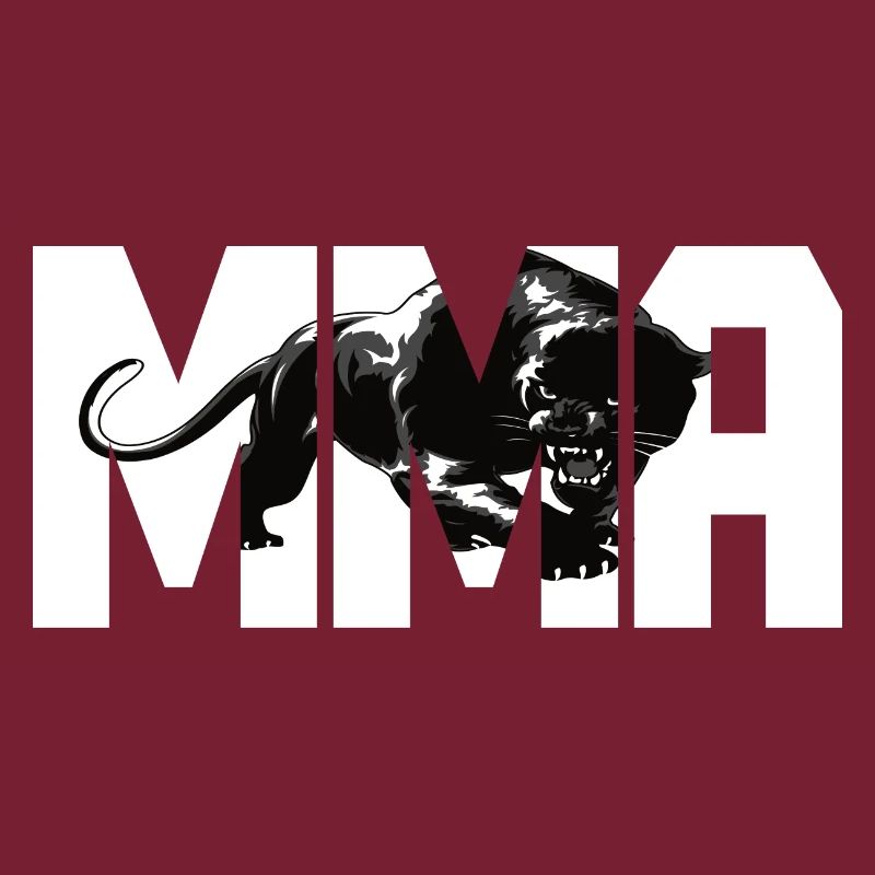 Design MMA avec un gros chat