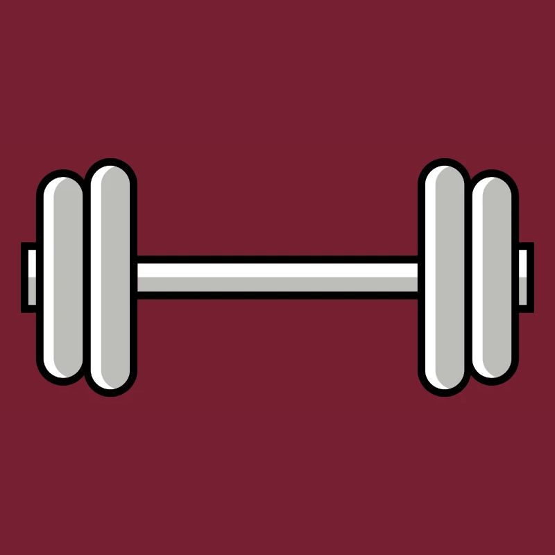 Dumbbell weights icon
