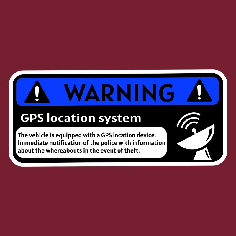 Alerte GPS Sticker