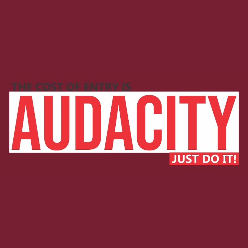 Audace, courage de sauter