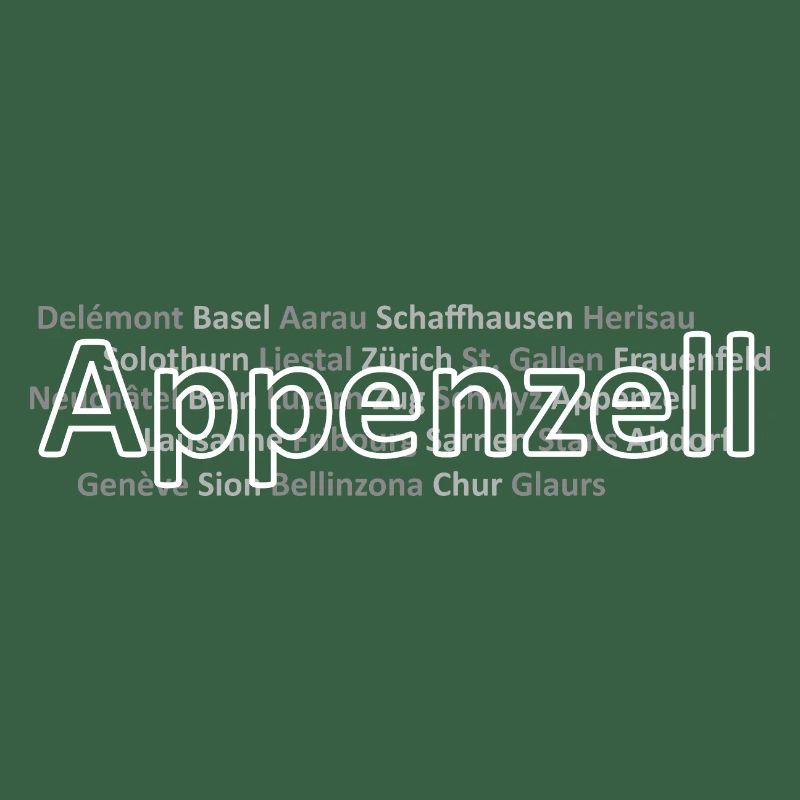 Schweizer Städte Appenzell
