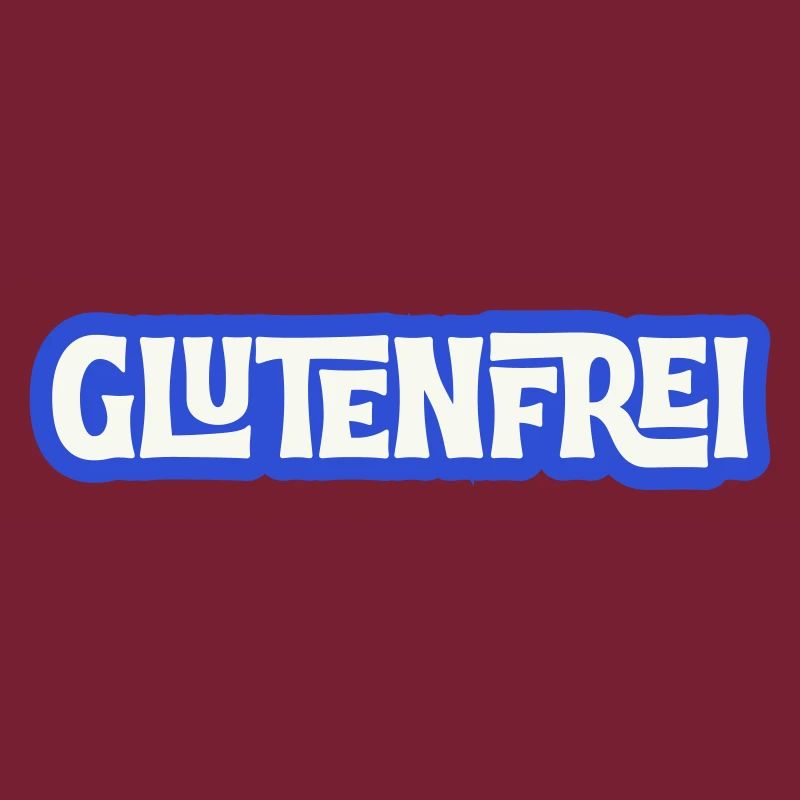 Glutenfrei Logo Blau Statement