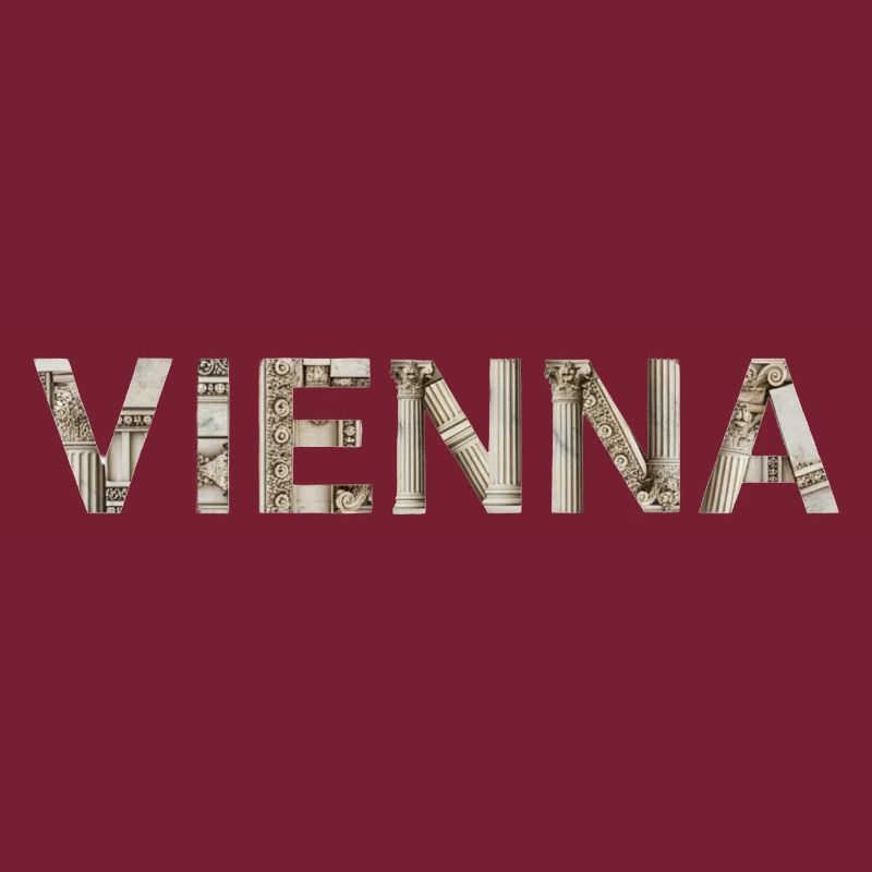 Typographie de Vienne avec architecture classique